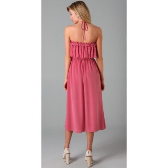 Rebecca Taylor Punched Halter Dress Women Size 2 - Picture 3 of 9